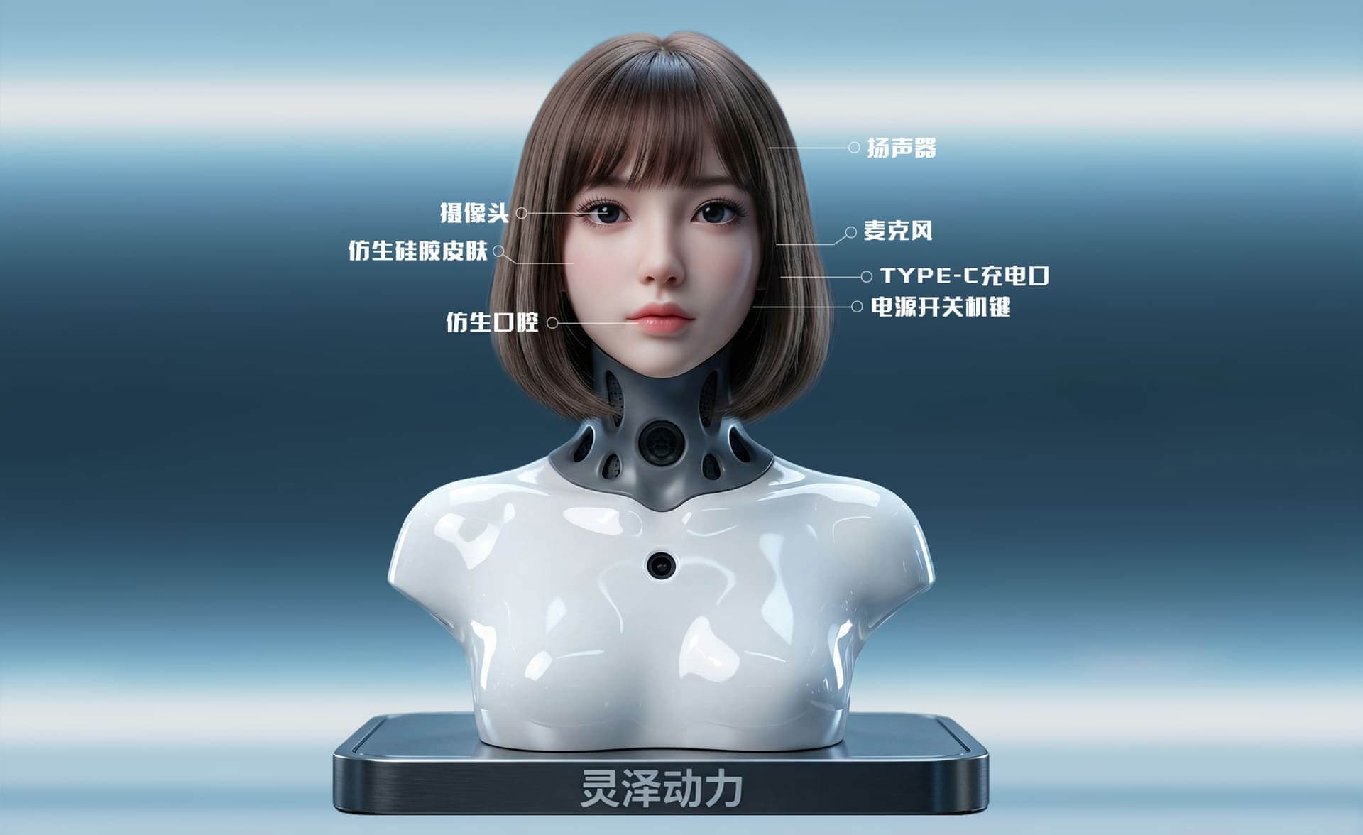 Luntuo 百变小灵・スマートバイオニックヘッド